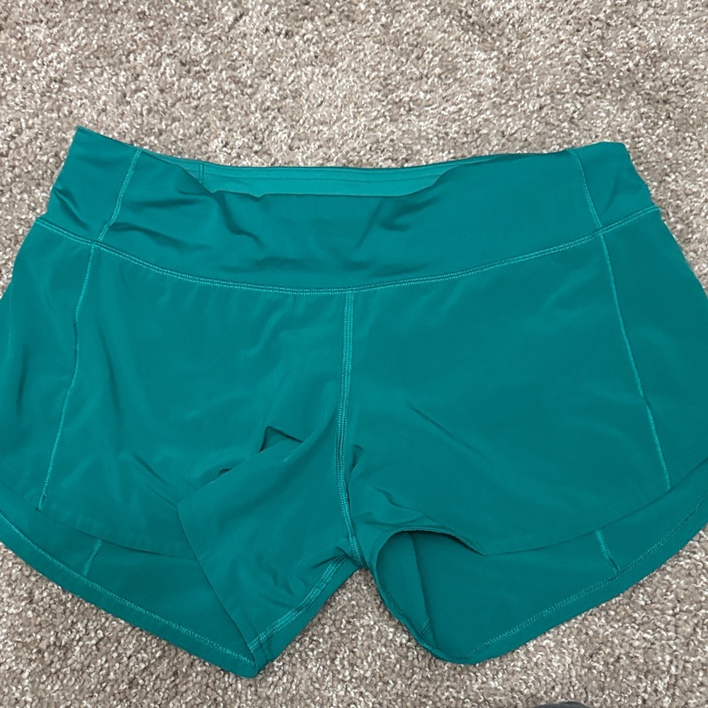 lululemon athletica Teal Athletic Shorts